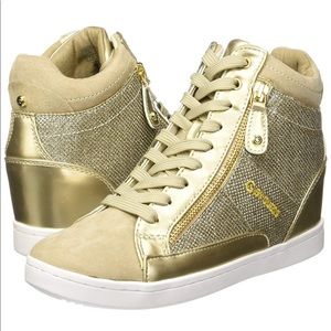 Brand new G by Guess Gold Hightops